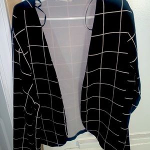 Black and White Blazer